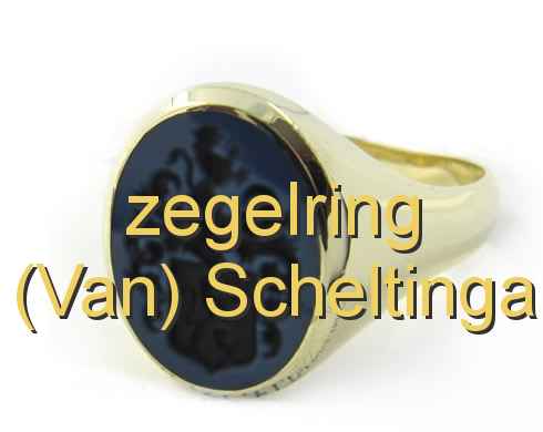 zegelring (Van) Scheltinga