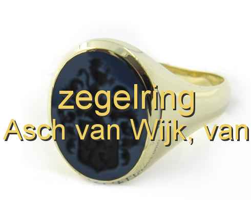 zegelring Asch van Wijk, van