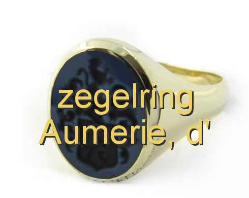 zegelring Aumerie, d'