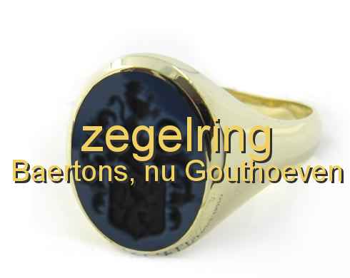 zegelring Baertons, nu Gouthoeven