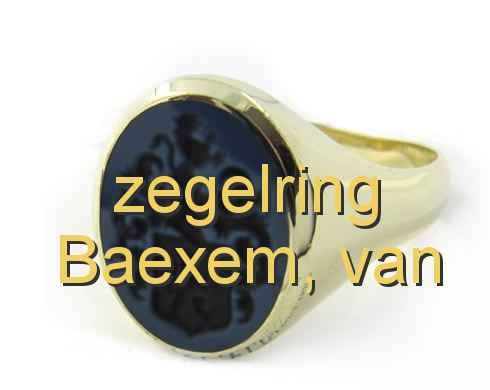 zegelring Baexem, van