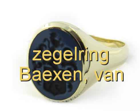 zegelring Baexen, van