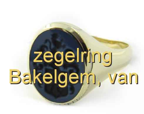 zegelring Bakelgem, van