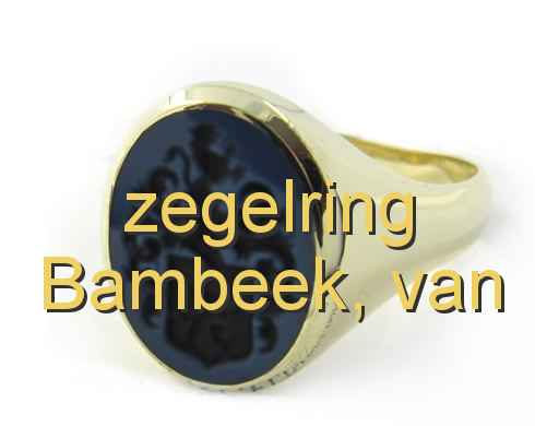 zegelring Bambeek, van