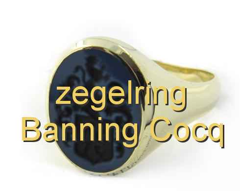 zegelring Banning Cocq