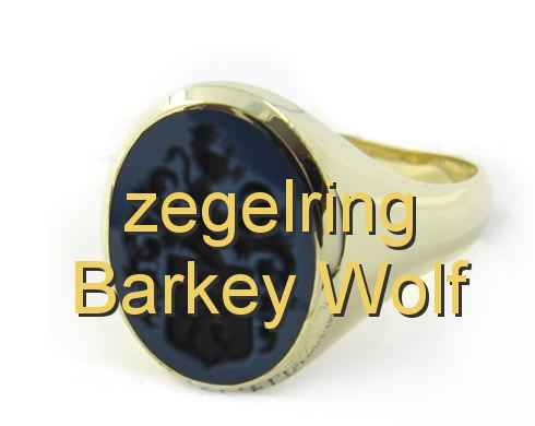 zegelring Barkey Wolf