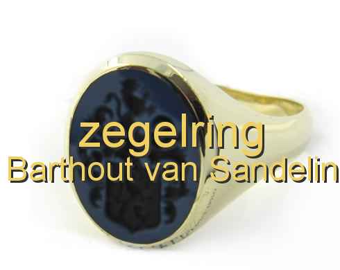 zegelring Barthout van Sandelin