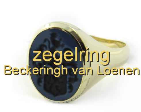 zegelring Beckeringh van Loenen