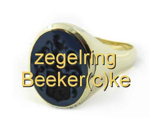 zegelring Beeker(c)ke