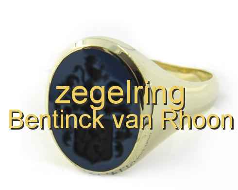 zegelring Bentinck van Rhoon