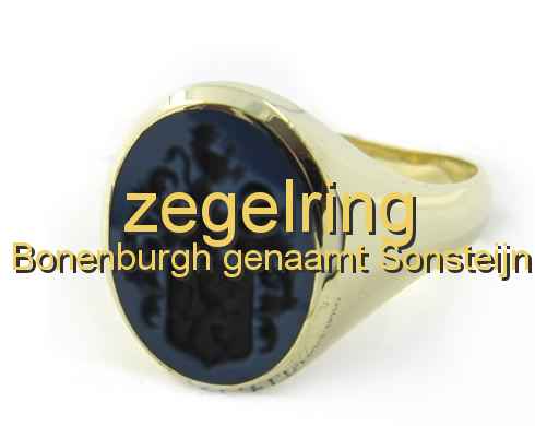 zegelring Bonenburgh genaamt Sonsteijn