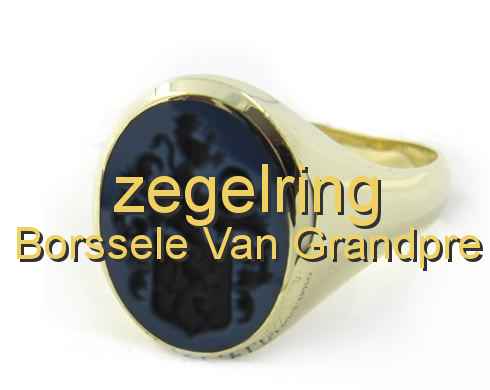 zegelring Borssele van Grandpré