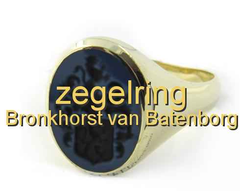 zegelring Bronkhorst van Batenborg