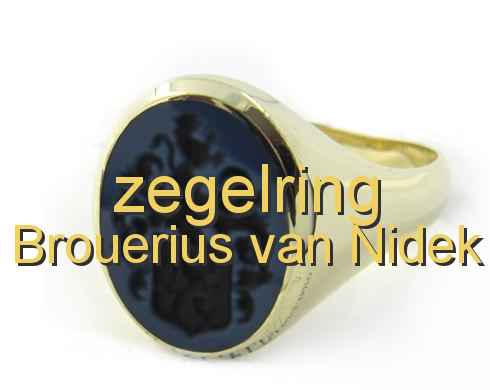 zegelring Brouerius van Nidek