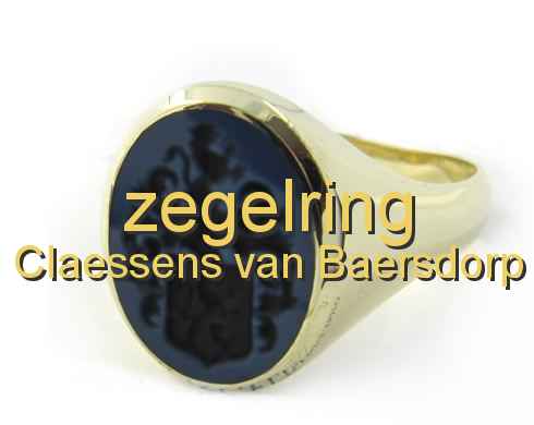 zegelring Claessens van Baersdorp