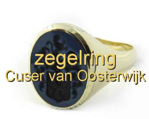 zegelring Cuser van Oosterwijk