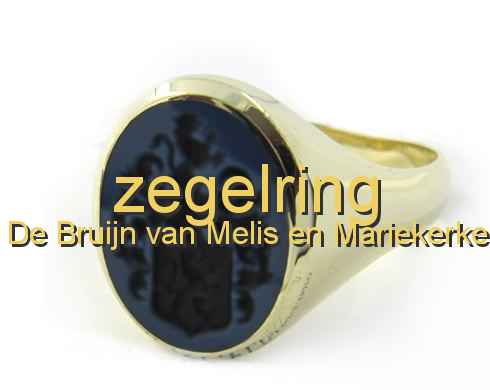 zegelring De Bruijn van Melis en Mariekerke