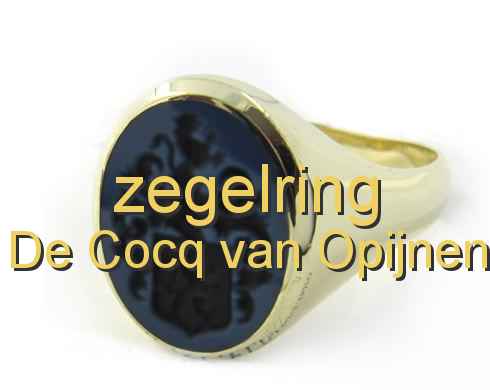 zegelring De Cocq van Opijnen