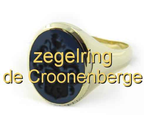 zegelring de Croonenberge