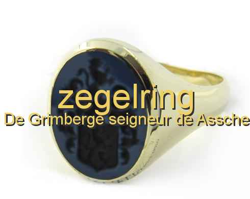 zegelring De Grimberge seigneur de Assche