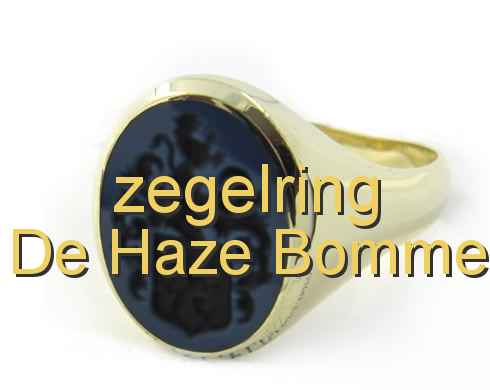 zegelring De Haze Bomme