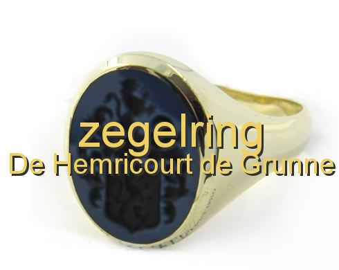 zegelring De Hemricourt de Grunne