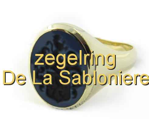 zegelring de la Sablonière