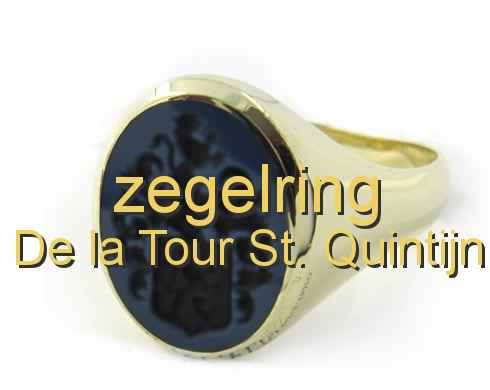 zegelring De la Tour St. Quintijn