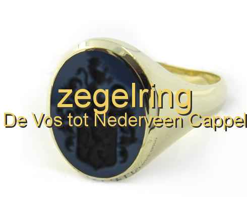 zegelring De Vos tot Nederveen Cappel