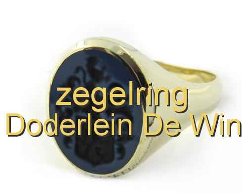 zegelring Döderlein de Win