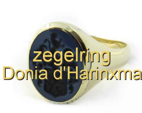 zegelring Donia d'Harinxma