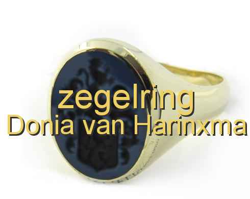 zegelring Donia van Harinxma