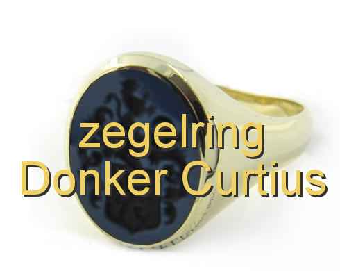 zegelring Donker Curtius