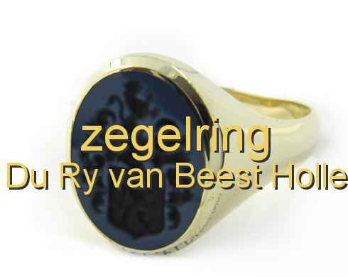 zegelring Du Ry van Beest Holle