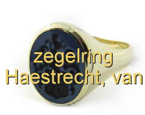 zegelring Haestrecht, van