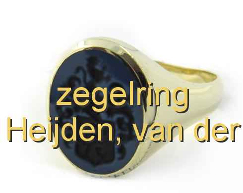 zegelring Heijden, van der