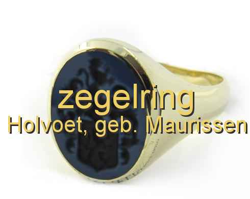 zegelring Holvoet, geb. Maurissen