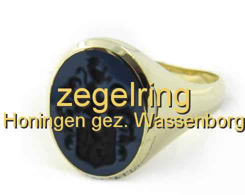 zegelring Honingen gez. Wassenborg