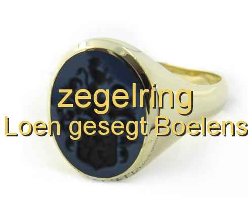 zegelring Loen gesegt Boelens