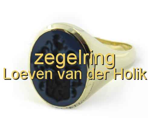 zegelring Loeven van der Holik