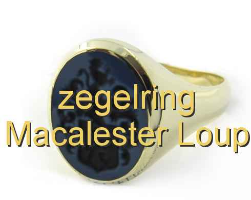 zegelring Macalester Loup