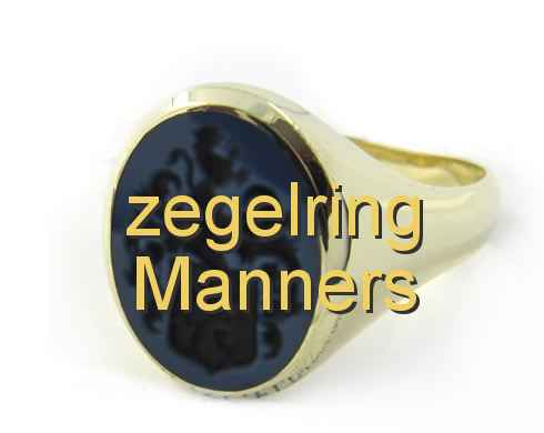 zegelring Manners