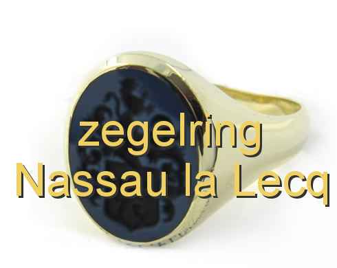 zegelring Nassau la Lecq