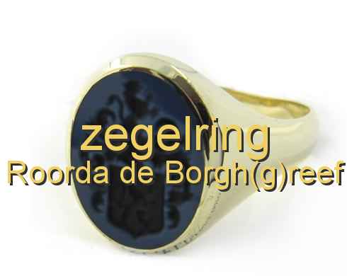 zegelring Roorda de Borgh(g)reef