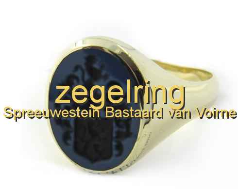 zegelring Spreeuwestein Bastaard van Voirne