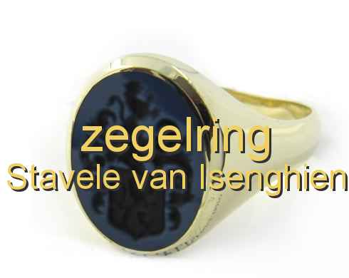 zegelring Stavele van Isenghien