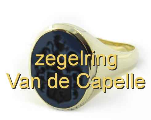 zegelring Van de Capelle