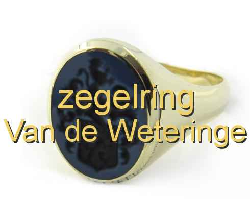 zegelring Van de Weteringe