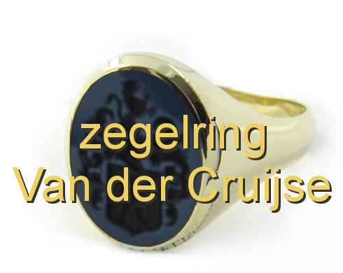 zegelring Van der Cruijse