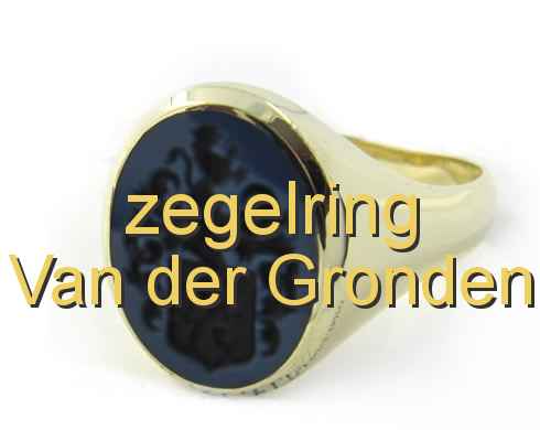 zegelring Van der Gronden